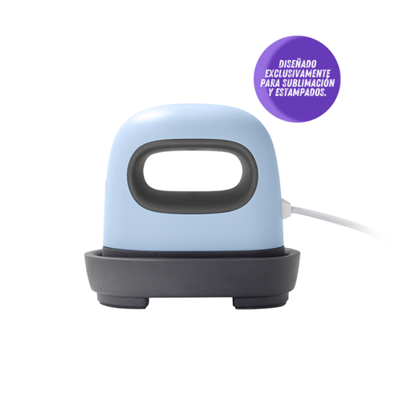 Mini prensa térmica estampadora para vinil, diseño compacto, ideal para proyectos pequeños y medianos de personalización.