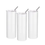Vaso térmico tumbler sublimable de acero inoxidable 20 oz, ideal para personalización con diseño único.